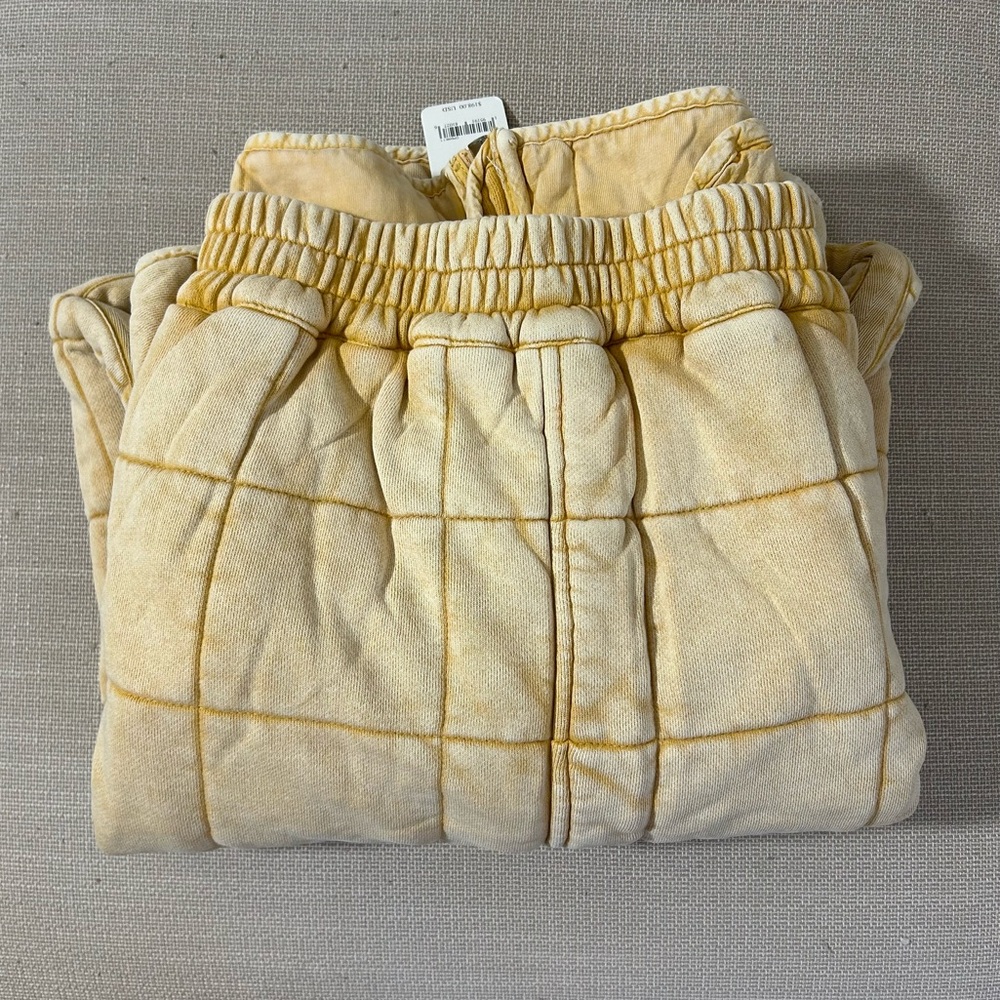 ✨ SALE✨NWD BEST Free People Dolman Quilted Knit Jacket - Pineapple Punch - Picture 7 of 7